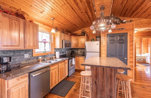 Steelville Cabin | Intimate and Inviting 2 bedroom cabin with Hot Tub and Private River Access
