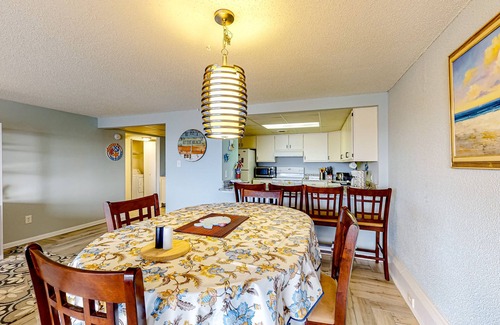 North Ocean City Condo | Inviting coastal condo with pool, balcony, full kitchen, & W/D