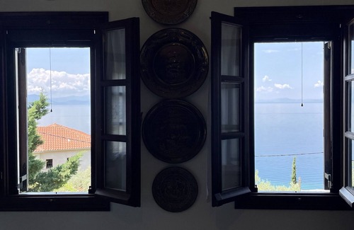 Afissos Villa | Iris Sea View Villa - Impeccable view only a 5 min walk from the nearest beach!