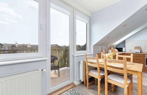 Kokoszki Apartment | Jaśminowy Stok 14 | Gdańsk | Bright Apartment | Balcony