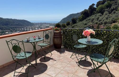 Camporosso Apartment | Jacuzzi, Sea View, Two Large Exclusive Terraces