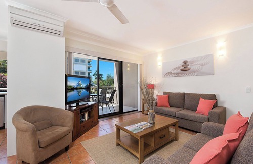 Caloundra Apartment | Joanne Apartments-2 bedroom apartment with garden & pool views from your balcony