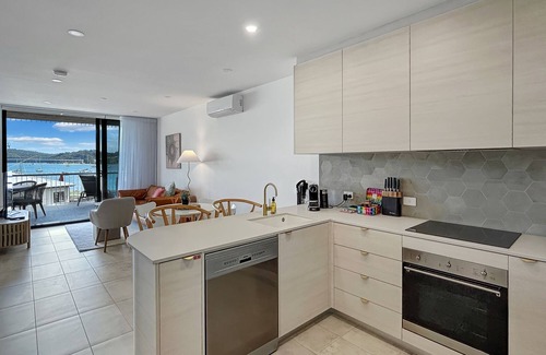 Batemans Bay Apartment | Joy at Ohana: Balcony & Pool Overlooking the Bay