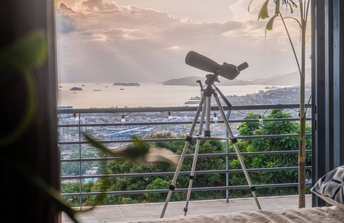 Cocorite Apartment | Jungle Oasis: Sea&City Views W/pool & Ruby Sunsets