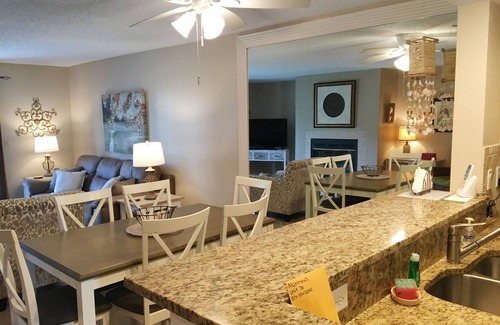 St. Augustine Beach Condo | Just Updated - Beach Side Spacious Ground Floor Flat Condo - steps to the beach!