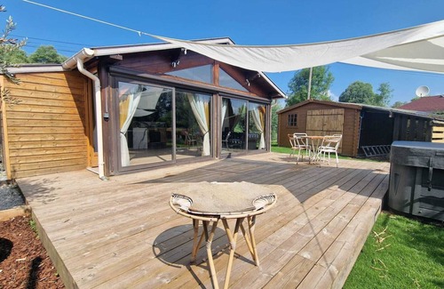 Courcelles-Sapicourt Ski Chalet | Käbane 81, Lodge Avec spa au Bord de L'eau