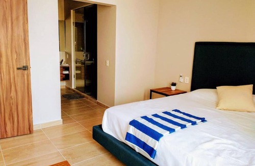 Ejidal Apartment | Kaab Atp new vacation Apt with rooftop pool, cozy!