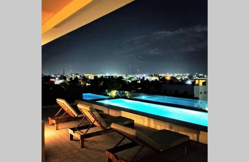 Ejidal Apartment | Kaab Atp new vacation Apt with rooftop pool, cozy!