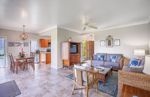 Lihue Condo | Kaha Lani Resort #119, Oceanfront, Steps to Beach, Free Wifi and Parking