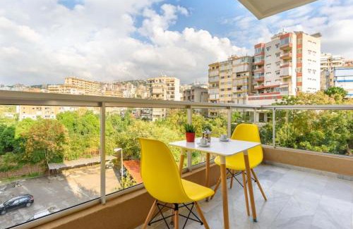 Antelias Apartment | Kali - Charming 2-BR Apt & Balcony in Antelias