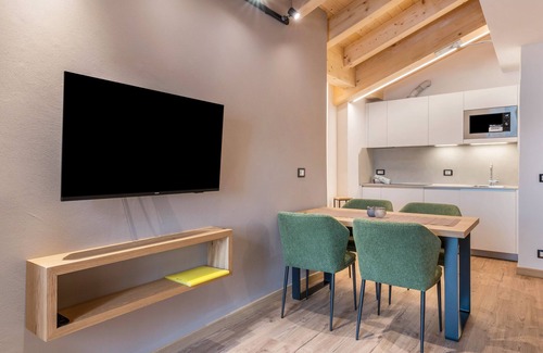 Campitello di Fassa Apartment | Kamerloy Apartments - G with Mountain View, Wi-Fi, Balcony and Garden