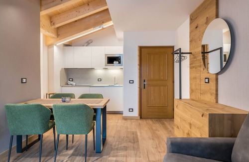 Campitello di Fassa Apartment | Kamerloy Apartments - G with Mountain View, Wi-Fi, Balcony and Garden