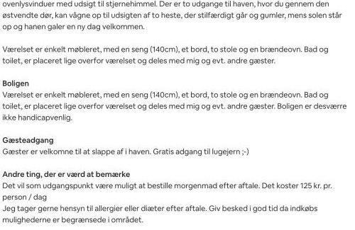 Hundstrup Bed & Breakfast | Kardemommehuset