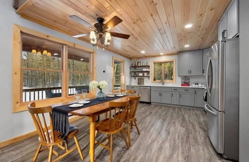 Altmar Cabin | Kasoag Lake lodge-ATV + snowmobile right from your door.Great fishing close by!n