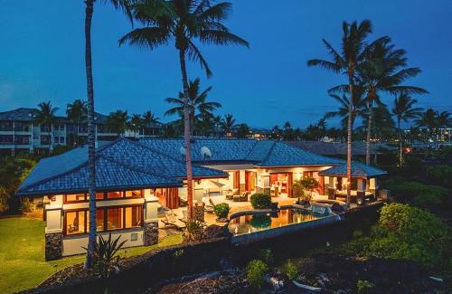 Waikoloa House | KBM Resorts FREE CAR Oceanfront NEW Premium 4 Bedroom Villa with in-home Movie Theater and Private Pool and Hot Tub AC Kolea-Kai-8