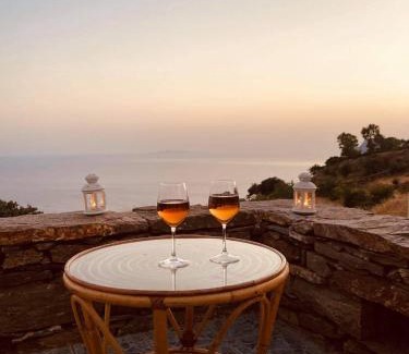 Koundouros Apartment | Kea Houses View - Μαγευτική Θέα στο Αιγαίο Πέλαγος ΦΟΙΡΑ ΚΑΤΩ ΜΕΡΙΑ ΚΕΑΣ