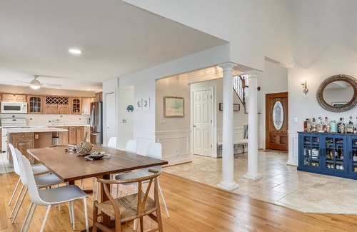 Grasonville House | Kent Island Waterfront | Pool | Outdoor Dining | Stunning View | Private Dock
