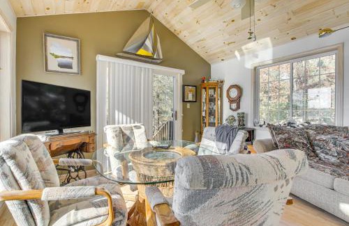 Legend Lake House | Keshena Lake House Fire Pit, Deck