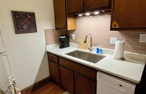 Kirksville Apartment | KING bed DOWNTOWN walkable eats and coffee