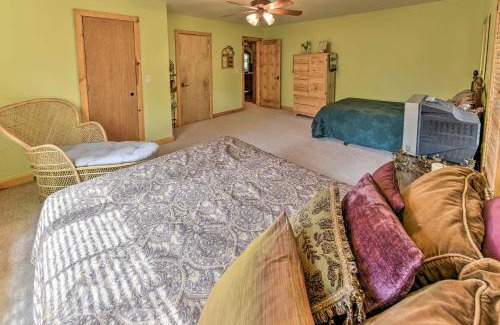 Kingston House | Kingston House with Fire Pit, Short Walk to Lake!