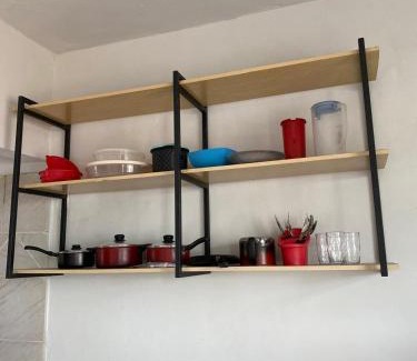 Paragominas Apartment | Kitnet com cozinha e ventilador - 2 andar