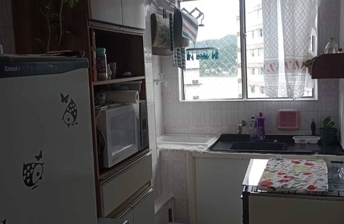 Sao Vicente Apartment | Kitnet studio on the sand, 100mts da praia, mercados, MC Donald's, farmácias