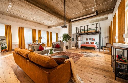 Ostviertel Apartment | Klassen Stay - Exklusives Loft - XXL Leinwand - 4 km Messe, 1,5 km HBF