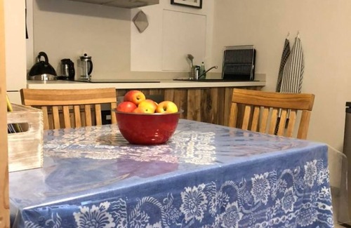 Wissembourg Apartment | Kleines Studio am Waldrand - Appartement/fewo, Dusche, WC, Wohn-/schlafraum