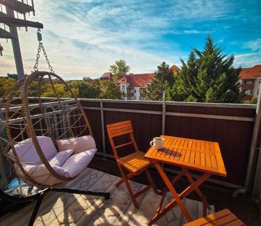 Reudnitz-Thonberg Apartment | Koala Apartment mit 500 Mbit's WLAN und Balkon