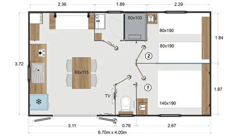 Lescar Other | Kokua Vacances présente MOBIL HOME résidentiel toutes options camping 3 étoiles LESCAR