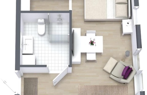 Vaasa Apartment | Kotimaailma - Modern studio in Vaasa citycenter, Kirjastokatu
