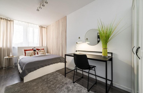 Krzyki Apartment | Krzyki Apt - Two Bedrooms, Workspaces - By Rentujemy