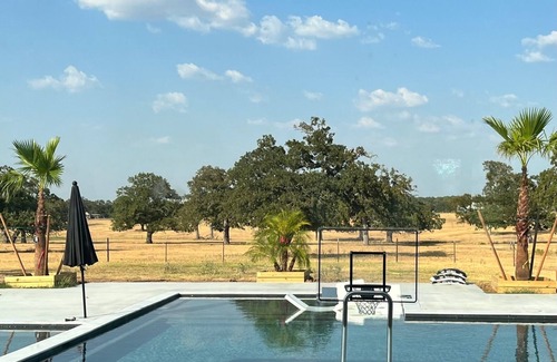 Somerville House | Kyle Field is easily accessible! Modern home with pool/hot tub & amazing views!
