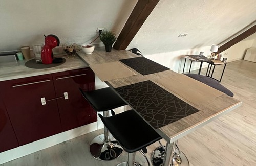 Entzheim Apartment | L' alcôve Confortable. air-conditioned apartment 15 m from Strasbourg!