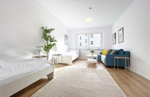 Wiederitzsch Apartment | L21-Apartment Leipzig Nord, 3 Zimmer, 8 Personen, Standardisierte Ausstattung, ideal für Reisende, Pendler, Familien