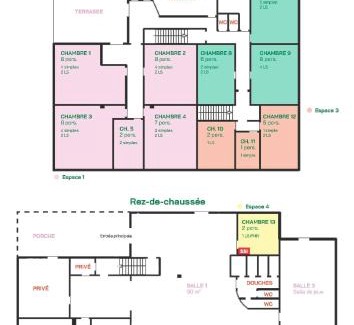 Saint-Augustin House | La Donaclaudré - Hébergement de groupe en pleine nature, idéal pour tous vos séjours ! 63 couchages - 2 grandes salles - Salle de jeux - Cuisine professionnelle - Accessible facilement - Localisation attractive -Proche Paris & Disney