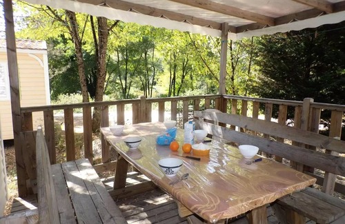 La Cassagne House | La Grande Prade Campsite* - Mobil home Confort Acacias 3 rooms 4 people Air-conditioned with TV