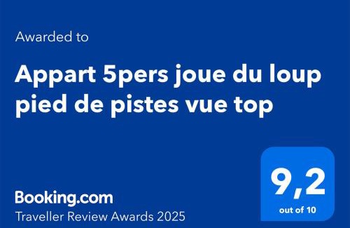 La Joue du Loup Apartment | La joue du loup, aux pieds des pistes et vue sur montagnes