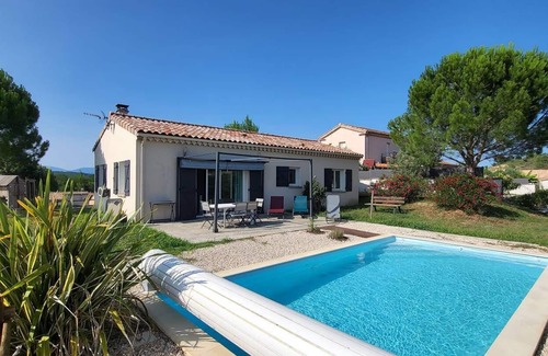 Saint-Maurice-dʼArdeche House | La Mauricette, villa of 79 m2, 2 bedrooms for 4 to 5 people with its private swimming pool