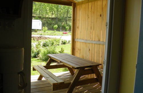 Le Buisson-de-Cadouin House | La Noix de Pécan'y - Mobil home Look Chalet "Le Herisson" -