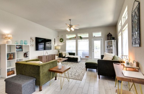 La Porte House | La Porte Home with Balconies Walk to Beach!