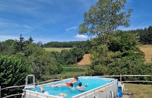 Saint-Genes-la-Tourette House | La Tourette, 3 bedroom house with private pool and nearby swimming lake.