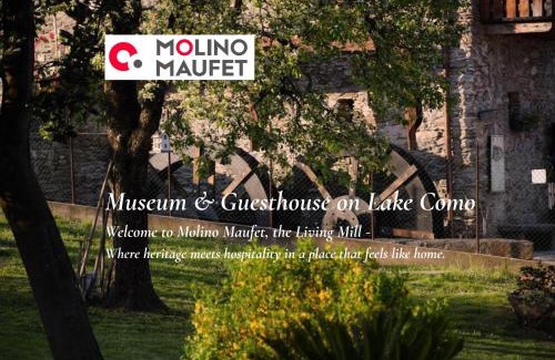 Colico House | La Volta - Lake Como Heritage Home in Molino Maufet Watermill - Patio on the garden