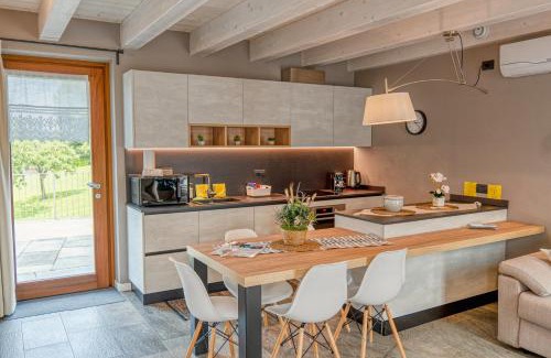 Colico House | La Volta - Lake Como Heritage Home in Molino Maufet Watermill - Patio on the garden