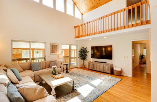 Diamond Point House | Lake George Oasis with 9 Acres, Hot Tub and Game Room!