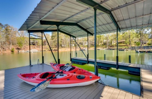 Fair Play House | Lake Hartwell Vacation Rental with Boat Dock and Slip!