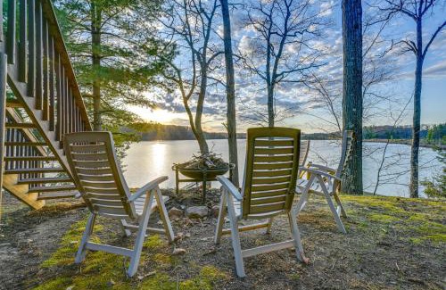 Lake House | Lake Home with Dock and Fire Pit Steps to Sandy Beach