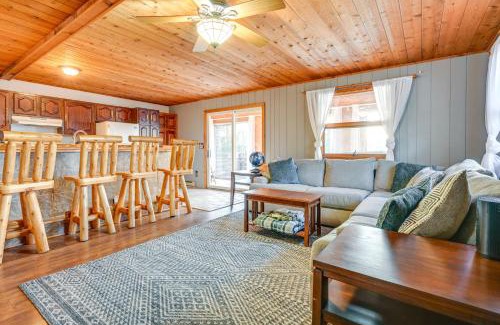 Lake House | Lake Home with Dock and Fire Pit Steps to Sandy Beach