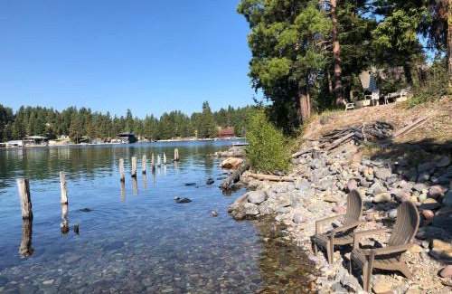 Woods Bay House | Lake Hospitality LLC Woods Bay property on Flathead Lake in Bigfork MT with 2 homes