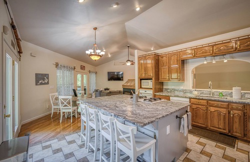Nebo House | Lake James Retreat: Large Private Lakefront Home